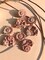 Glazed Terracotta polymer clay floral sunflower earrings, fall earrings, frosted terra cotta, floral textured earrings, modern earrings product 6